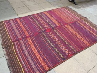 Aimaq kilim in two halves