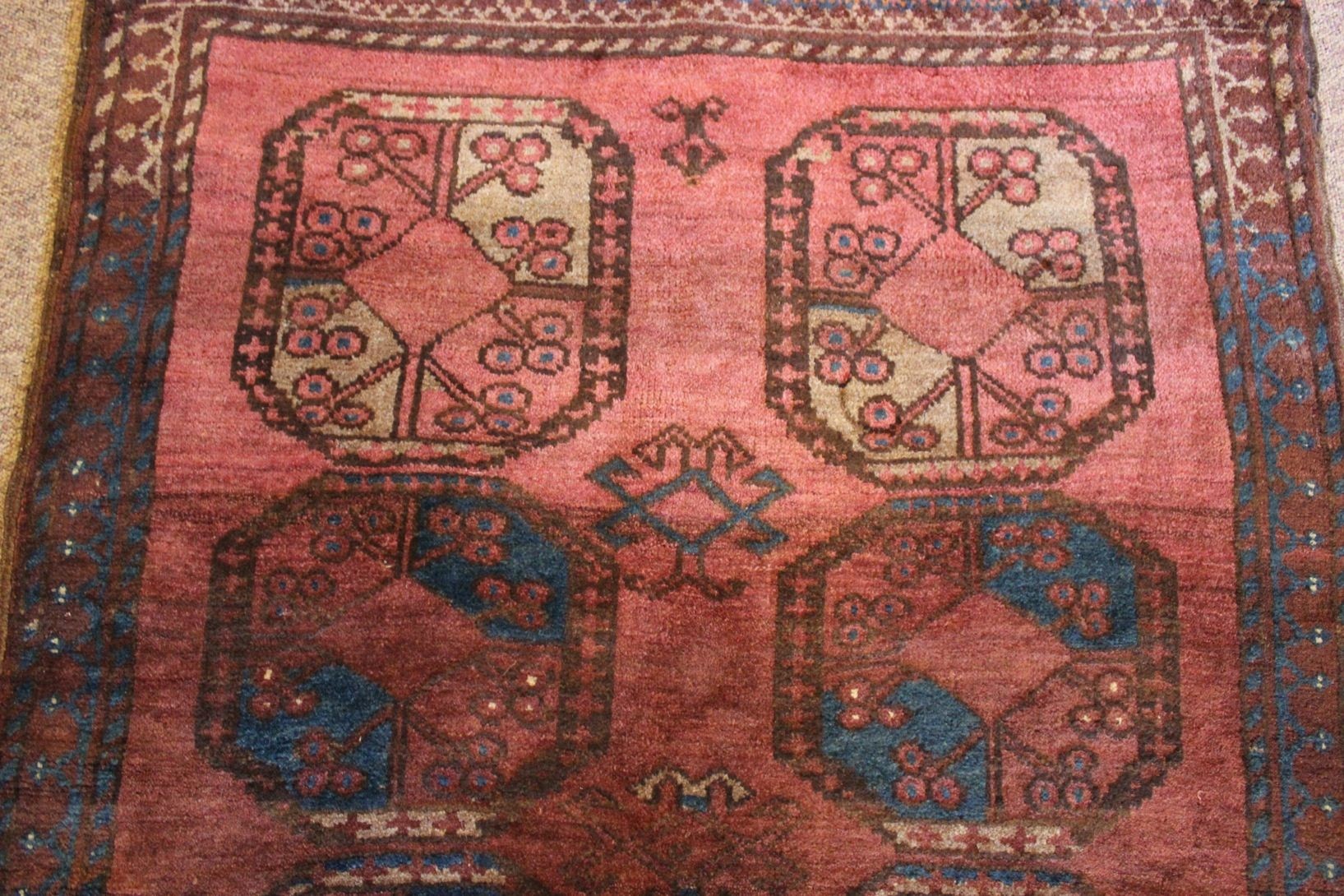 Antique Ersari Turkmen runner. - Image 2