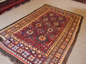 Antique Uzbek Julkirs rug