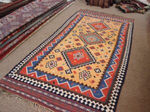 Fantastic antique Quashgai kilim