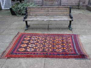 Vintage tribal rug