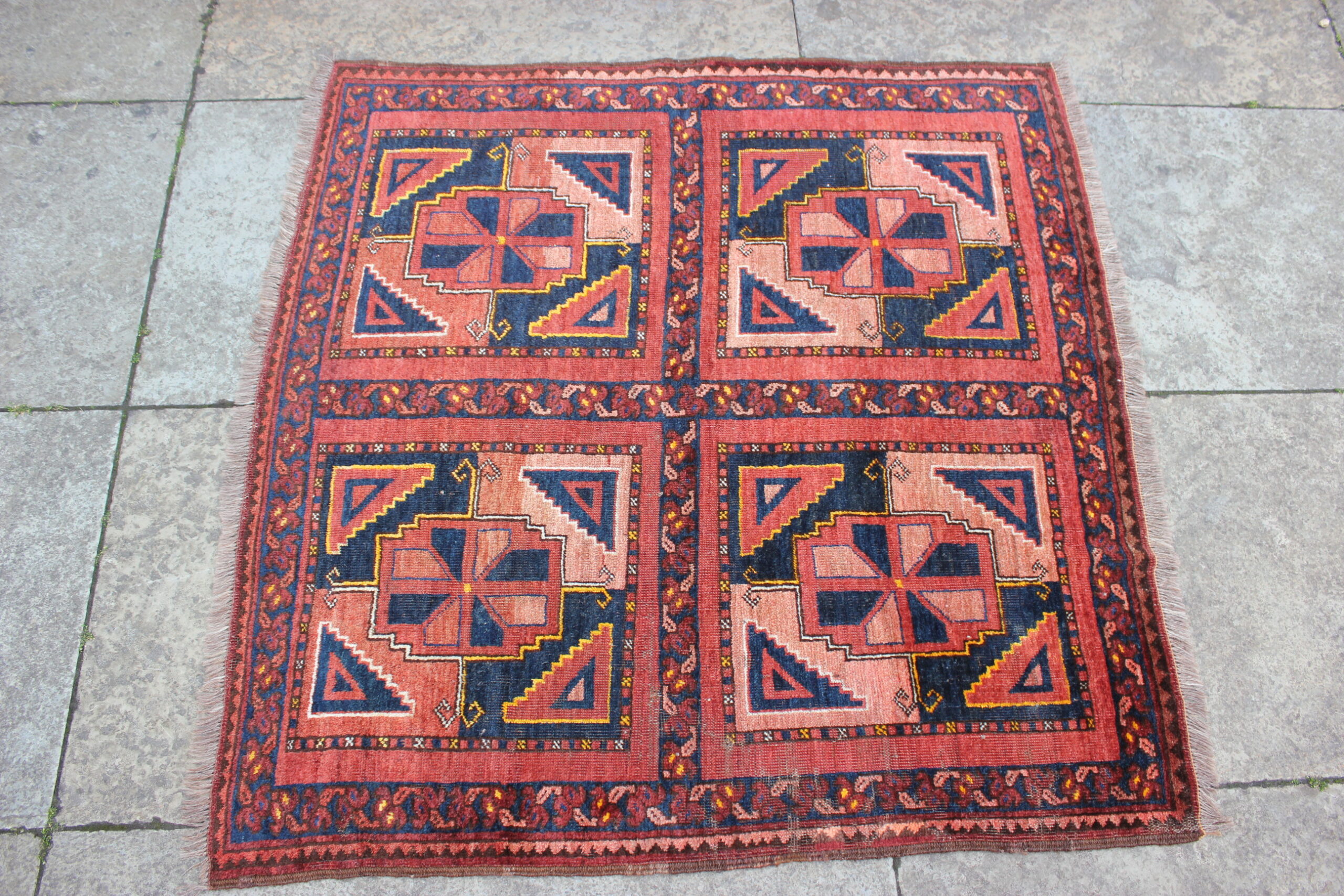 Antique Ersari Turkmen wedding rug.