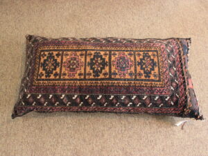 Large Tribal Baluch Floor Cushion.