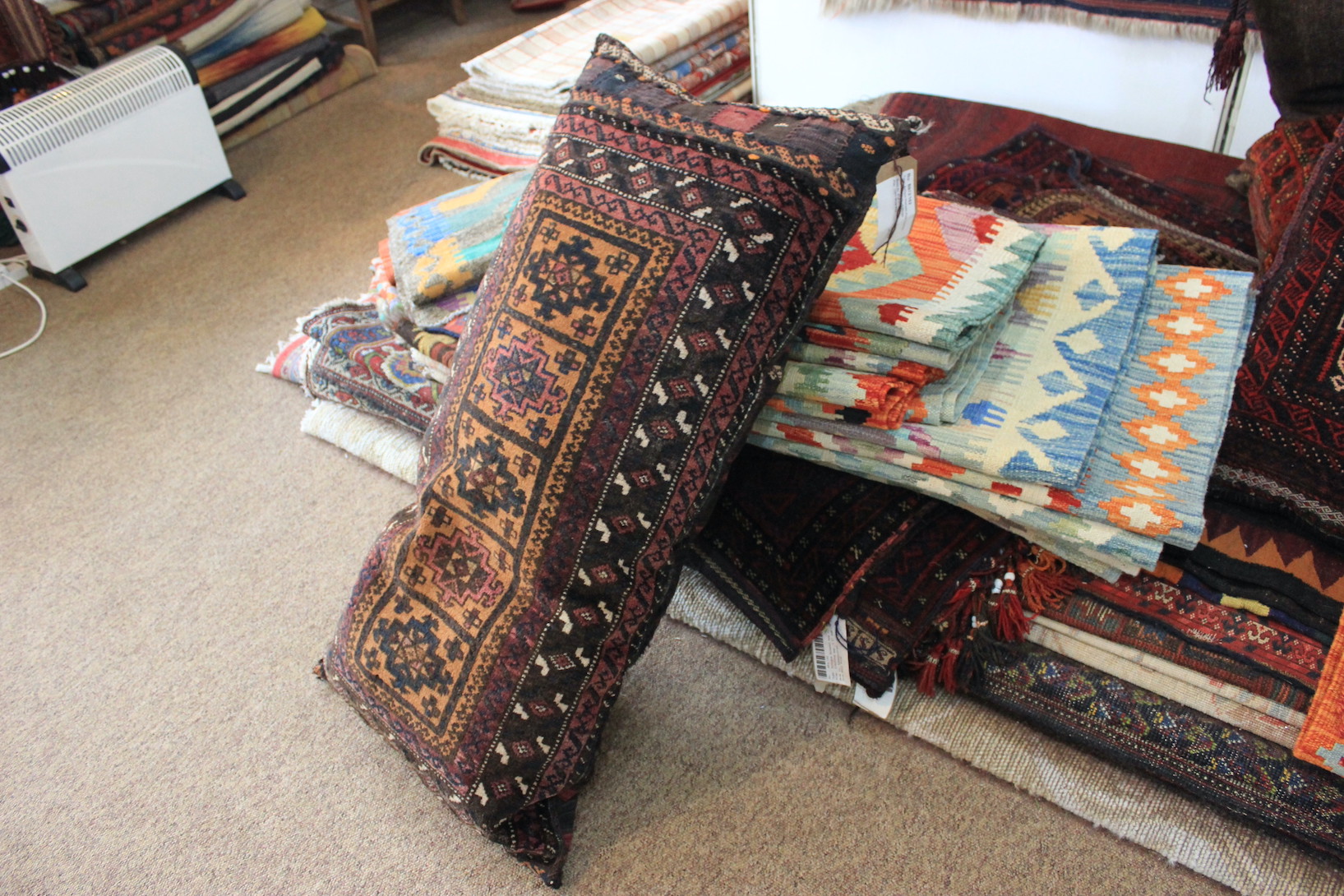 Large Tribal Baluch Floor Cushion. - Image 3
