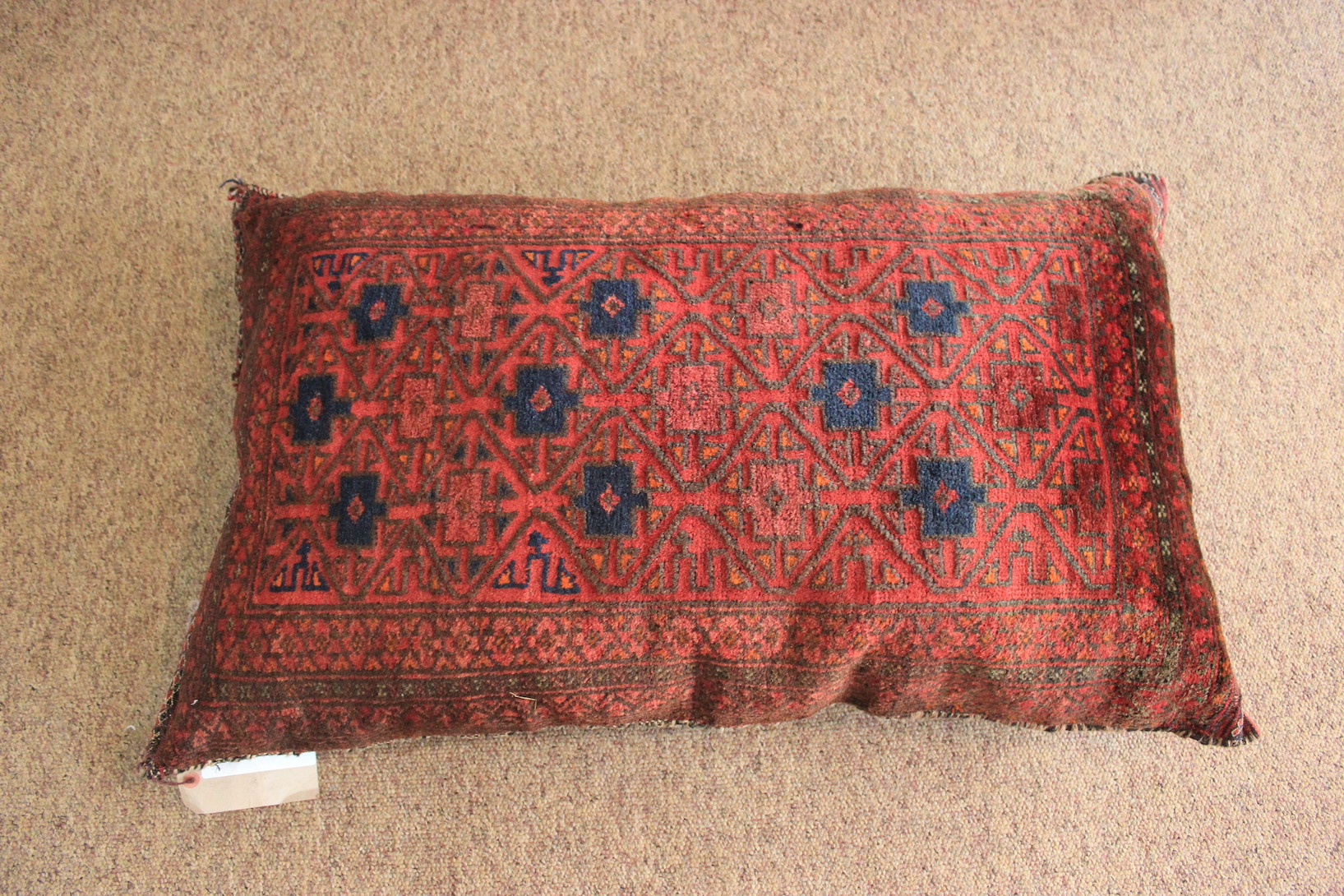 Large Tribal Baluch floor cushion.