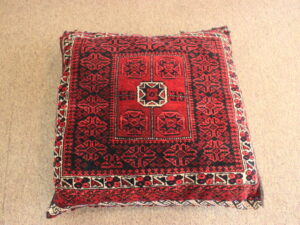 Large Tribal Baluch floor cushion.