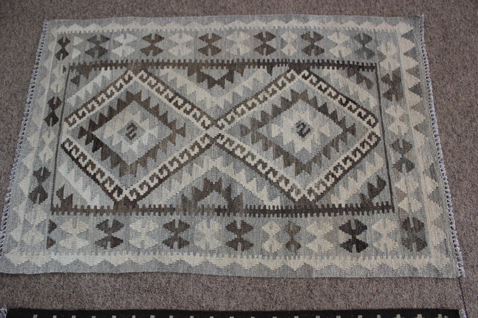 Small pale veg dye kilims. - Image 4