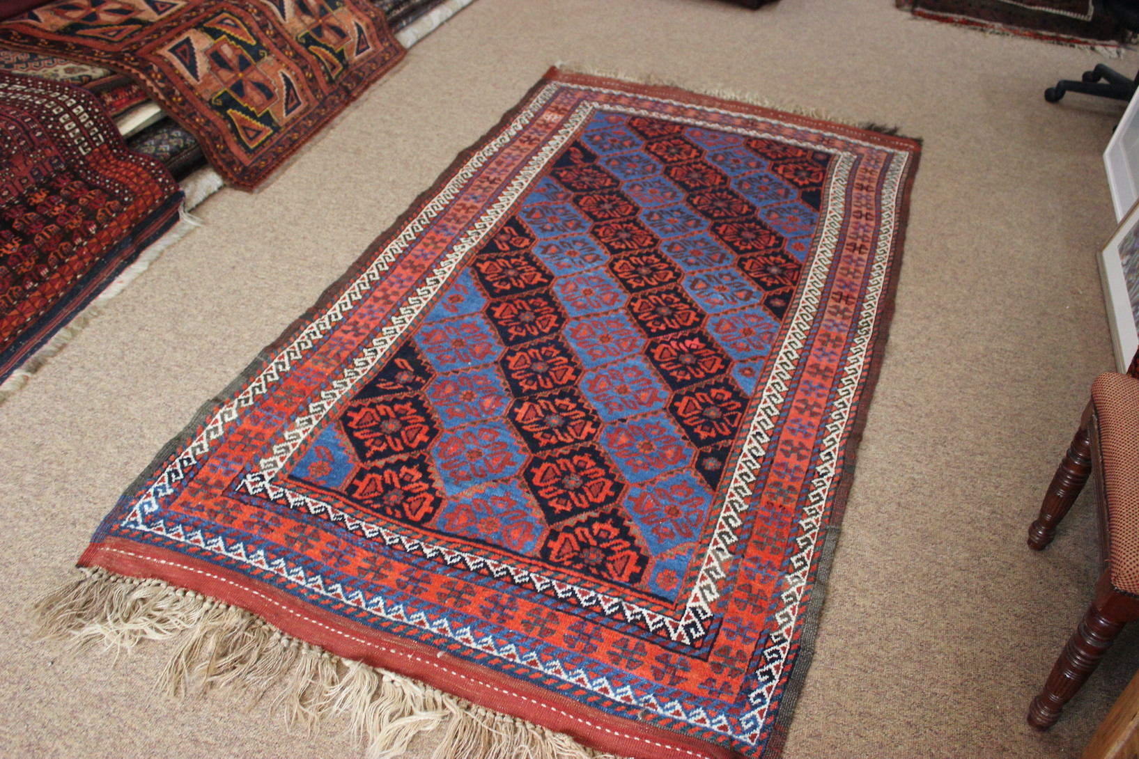 Antique Zabol Baluch rug.