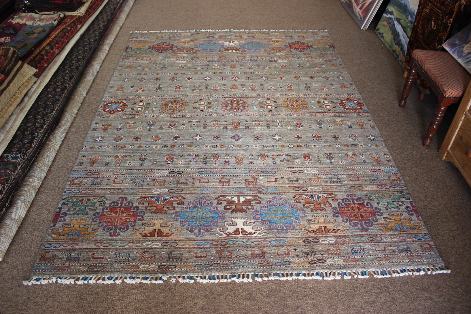 Fine Samarkand carpet
