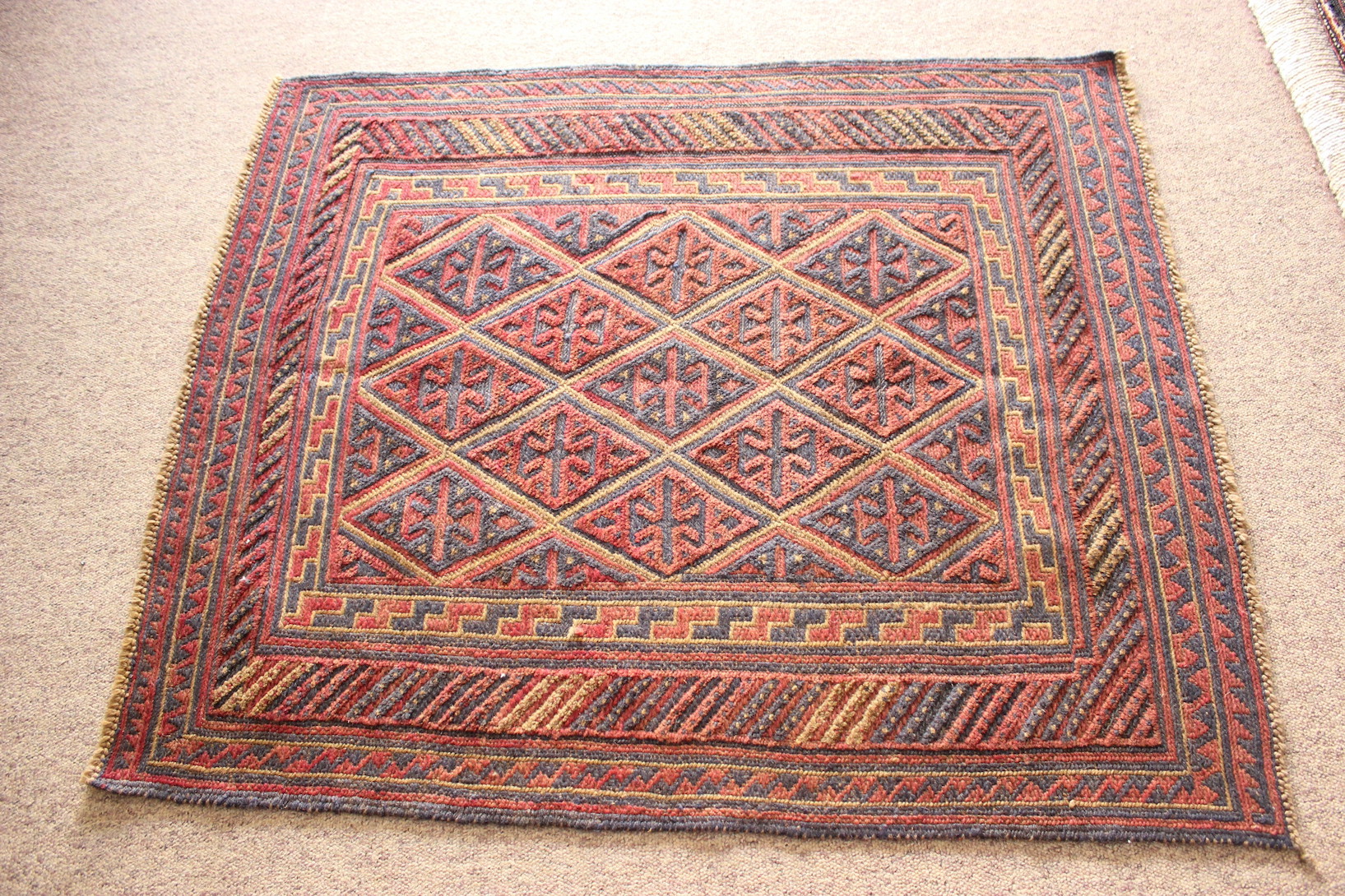 Two Mushwani kilim sofreh - Image 2