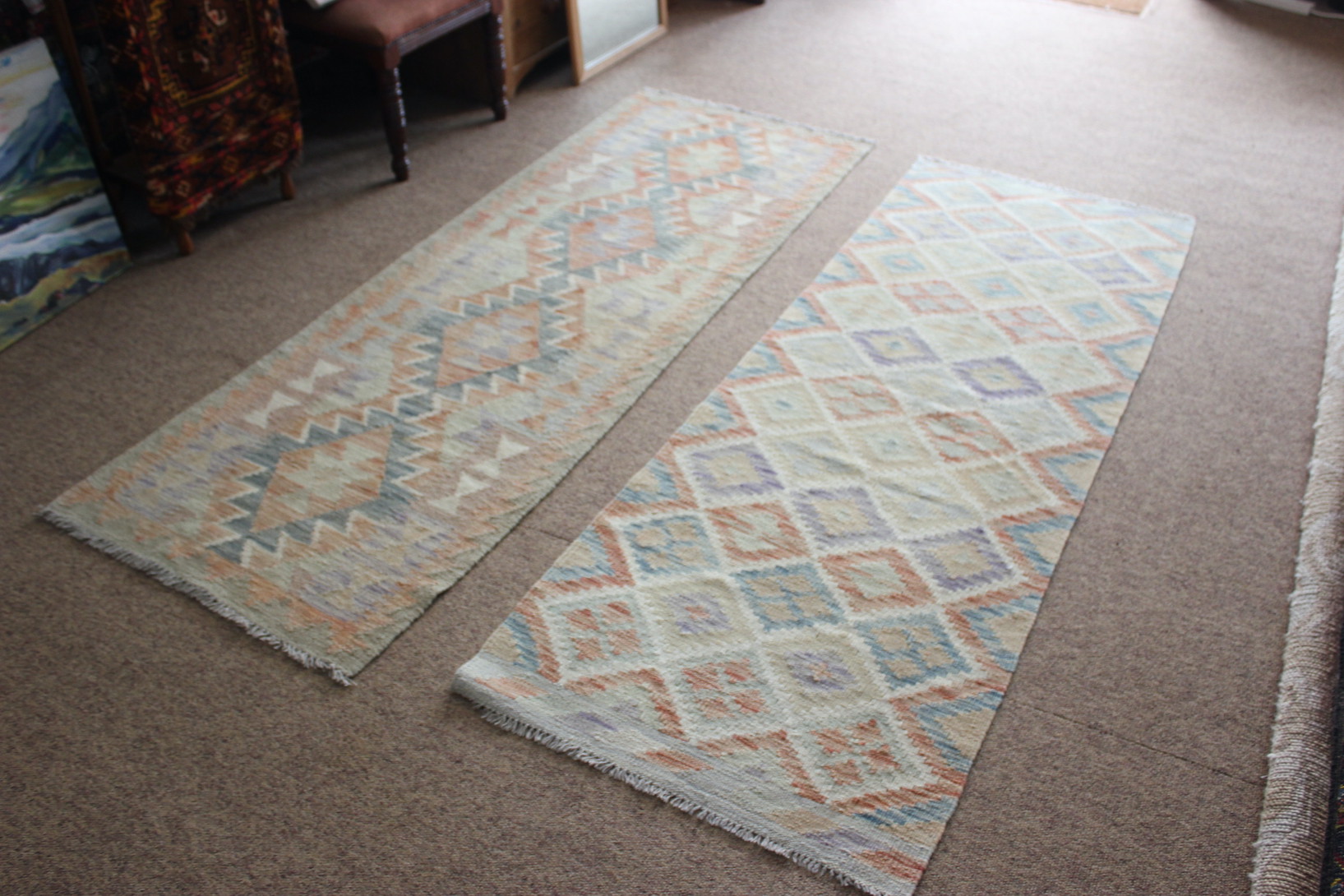 Veg Dye Kilim Runners - Image 3