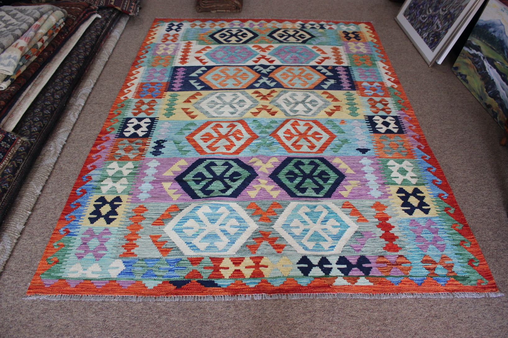 Veg Dye Kilim Large
