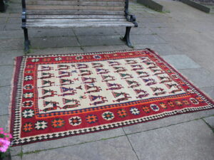 Antique Persian Luri Kilim