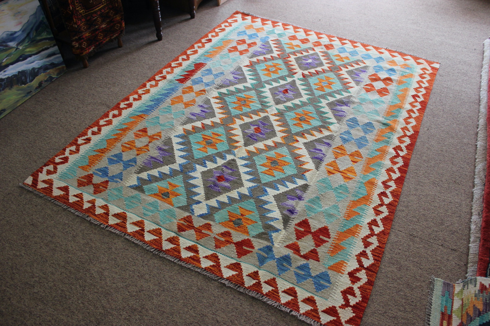 Veg Dye Kilim - Image 3