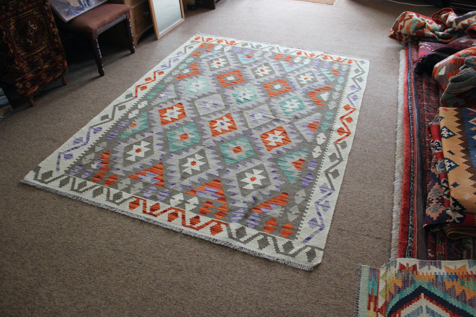 Veg Dye Kilim - Image 3