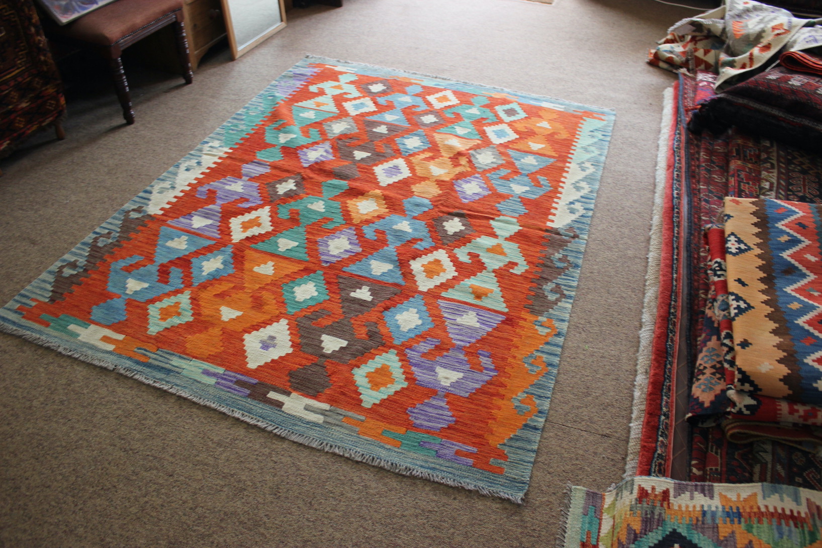 Veg Dye Kilim - Image 3