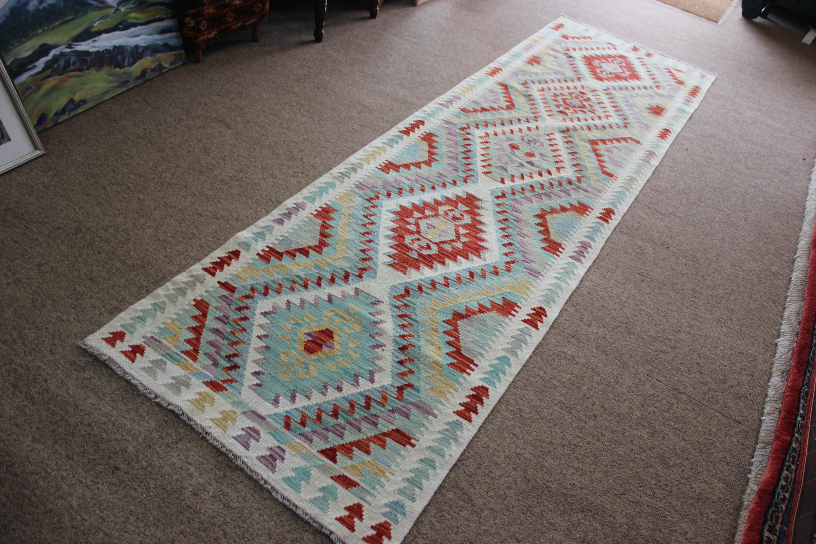 Veg Dye Kilim Runner - Image 3