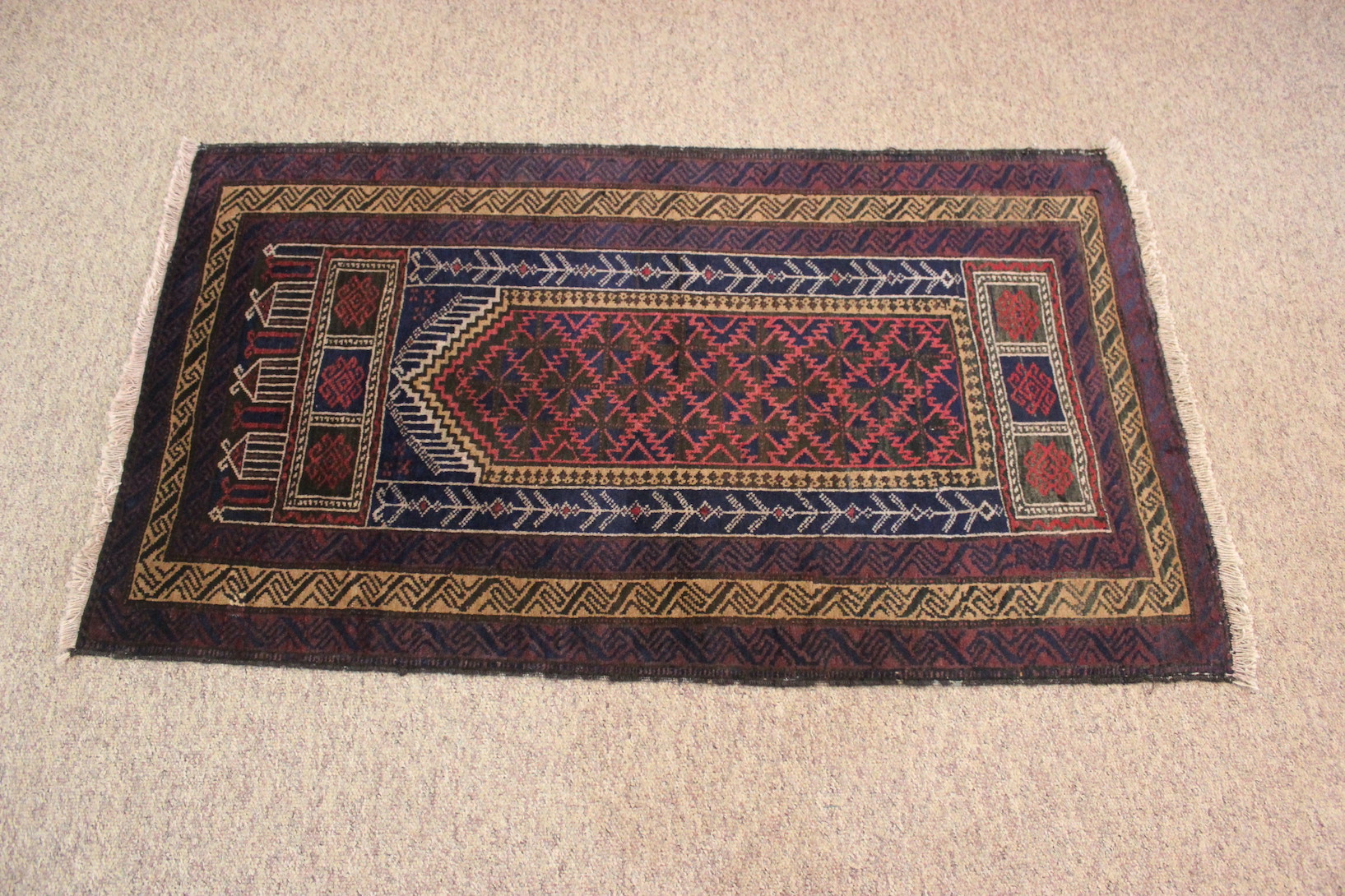Vintage Baluch Prayer Rug - Image 2