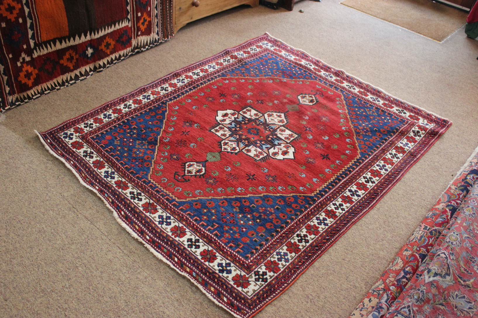 Antique Afshar Rug - Image 3