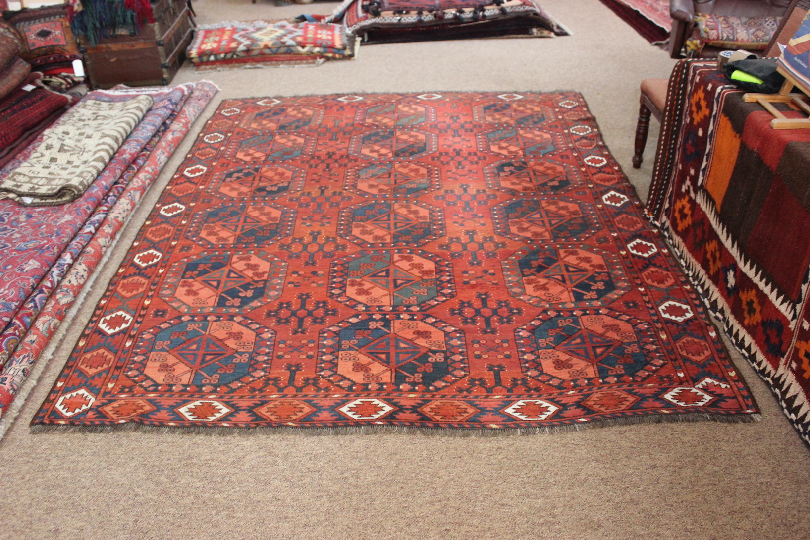 Antique M.A.D. Ersari main rug - Image 2