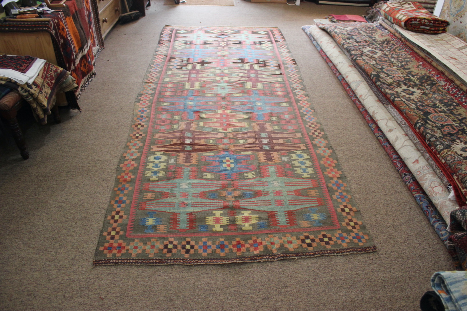Antique Bidjar Kilim - Image 6