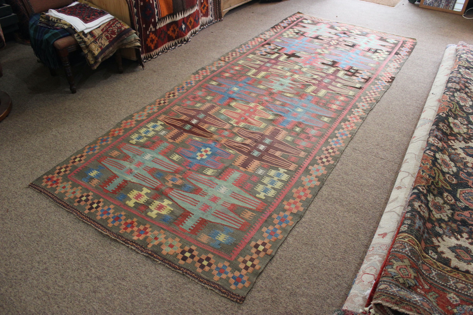 Antique Bidjar Kilim - Image 7
