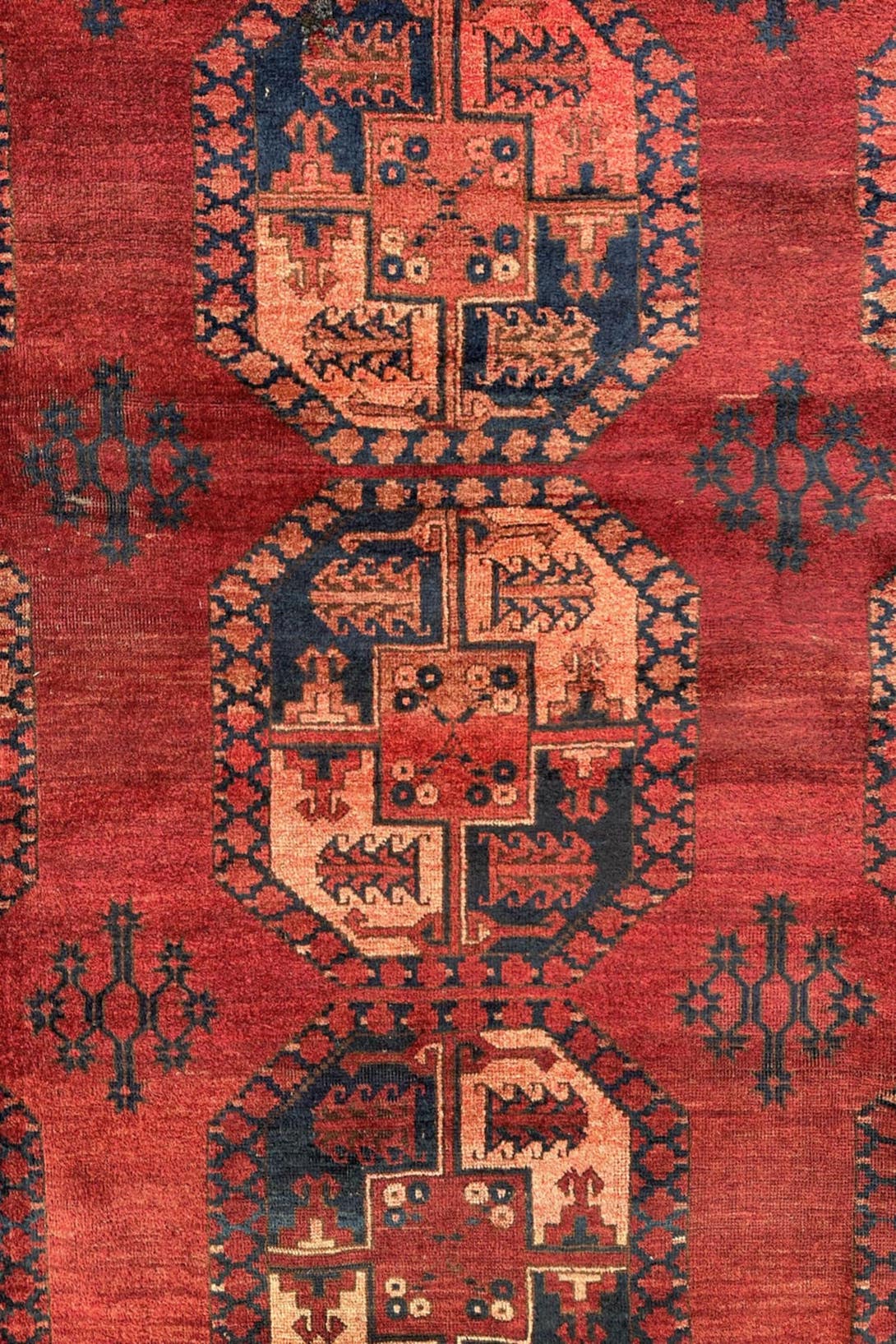 Large Antique Ersari Carpet - Image 4