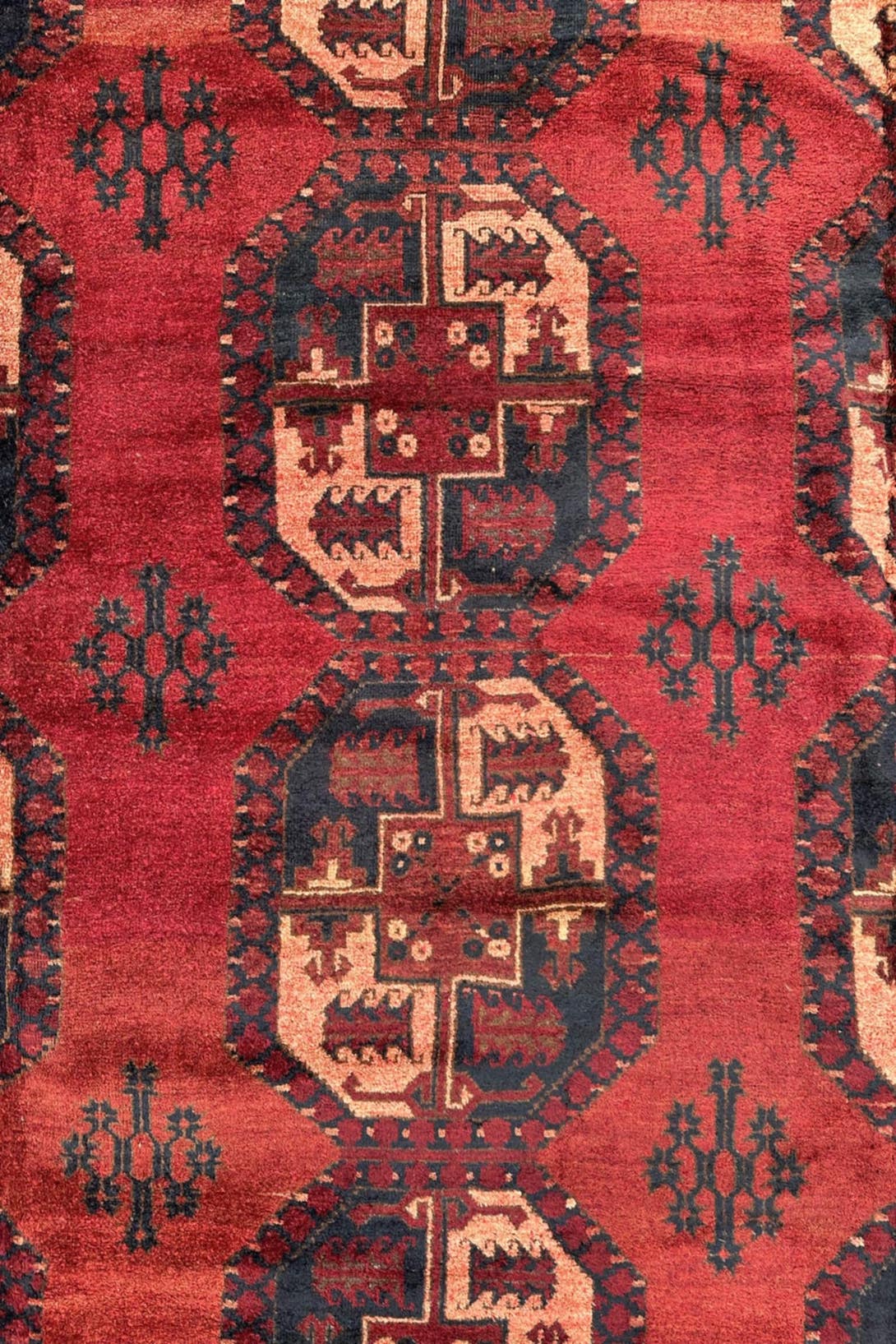 Large Antique Ersari Carpet - Image 8