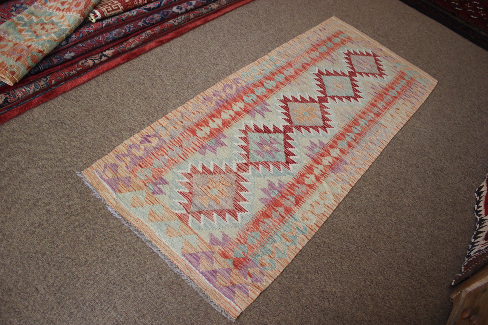 Veg Dye Kilim Runner - Image 3