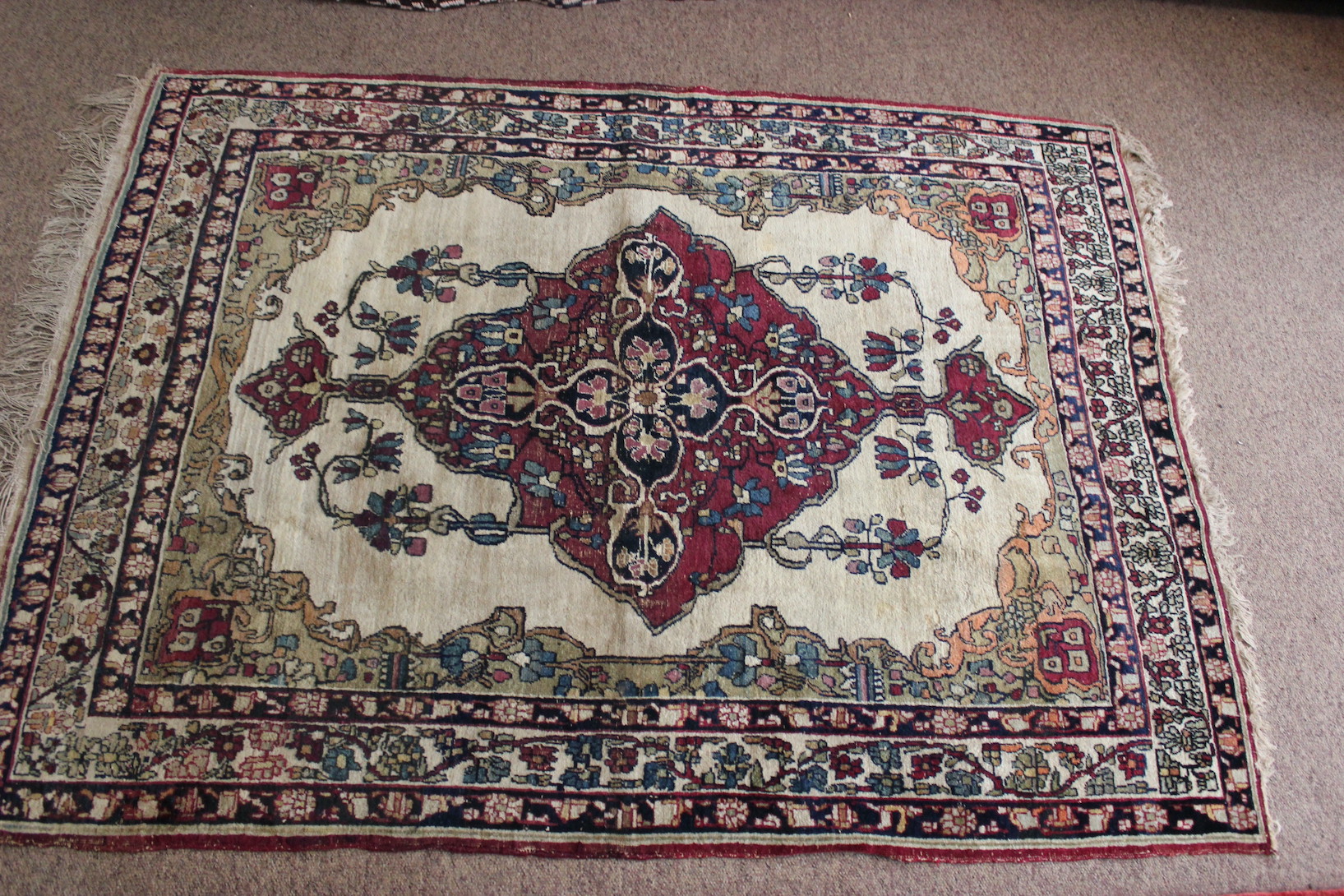 Antique Kirman Rug - Image 2