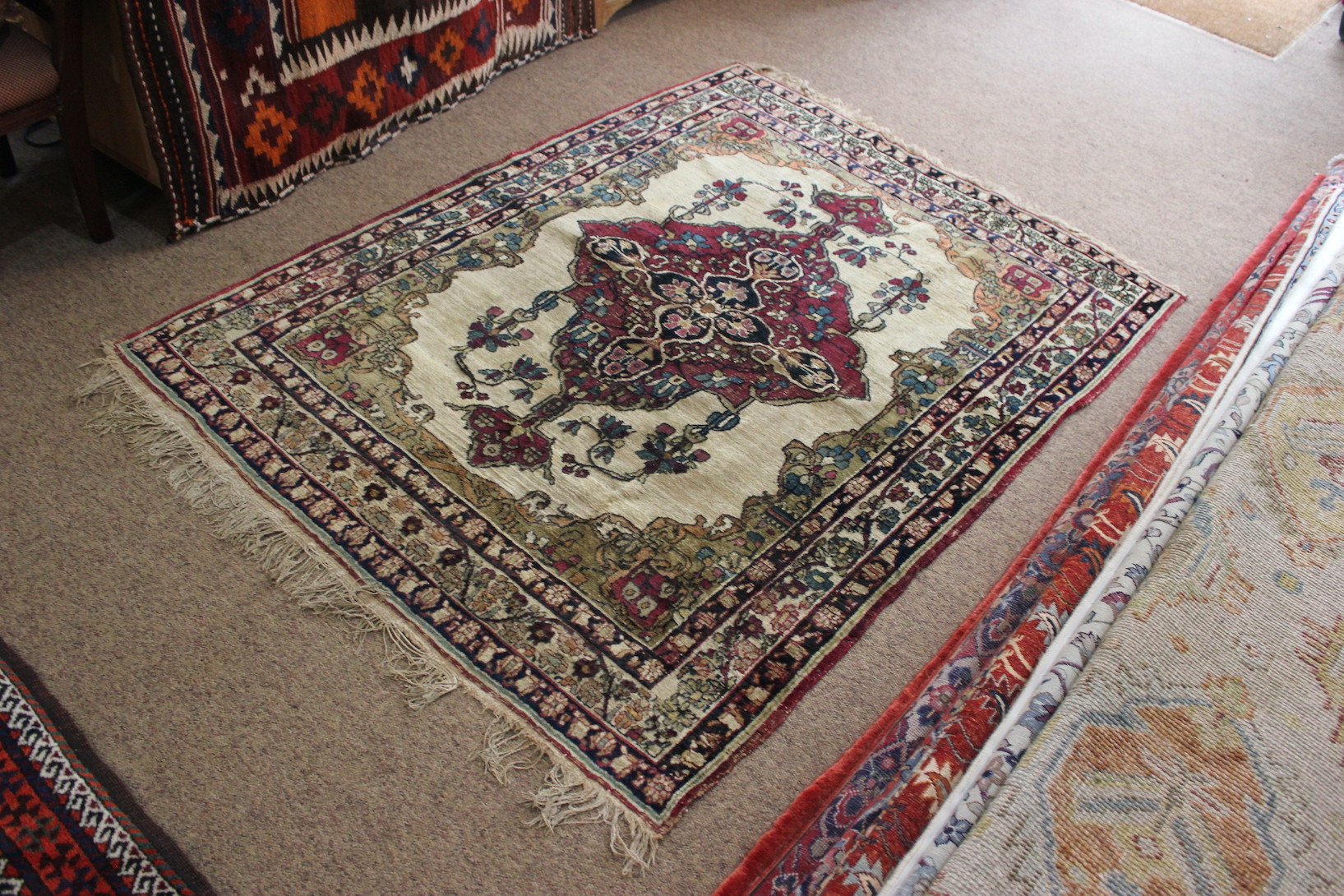 Antique Kirman Rug - Image 3