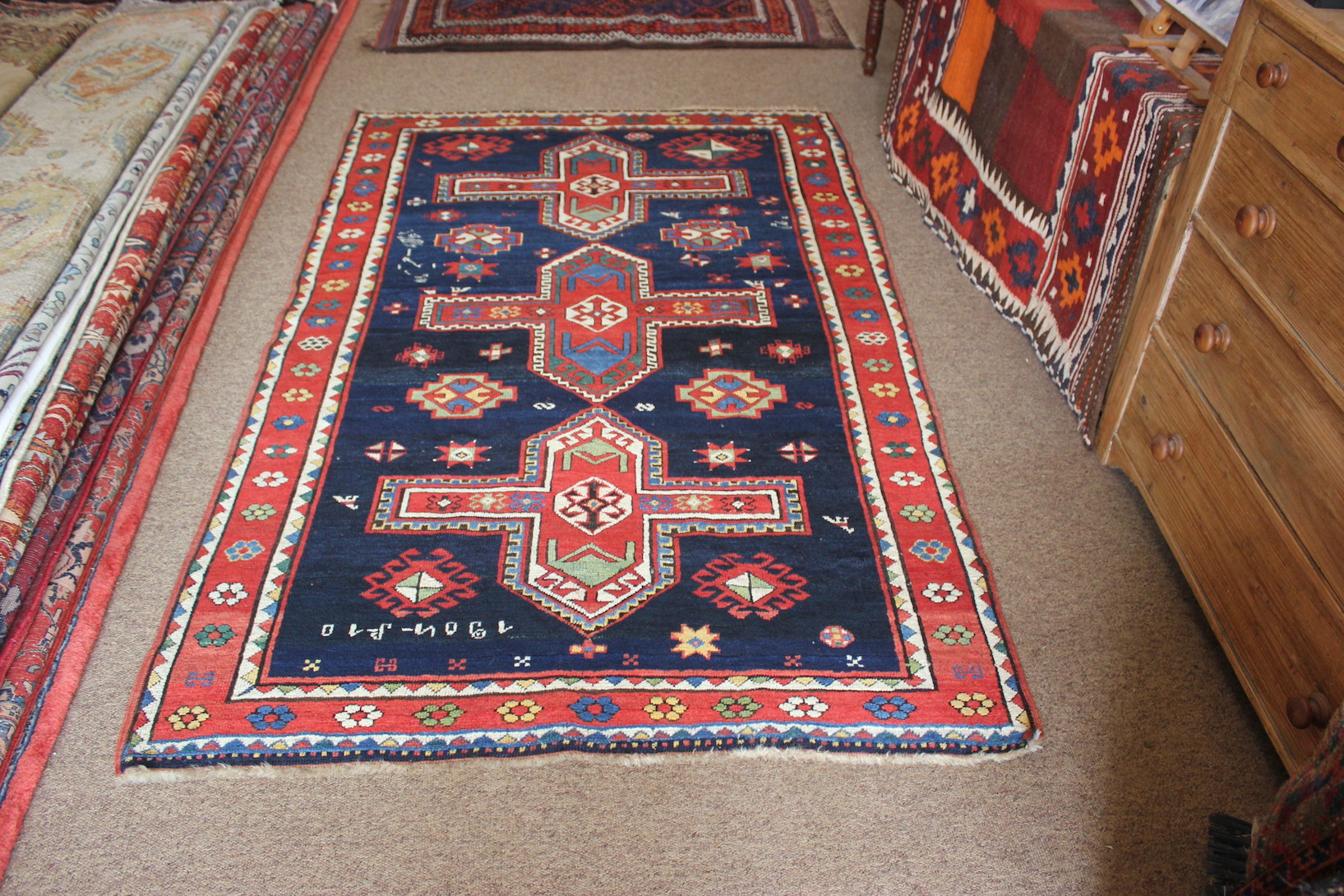 Antique Armenian Kazak rug