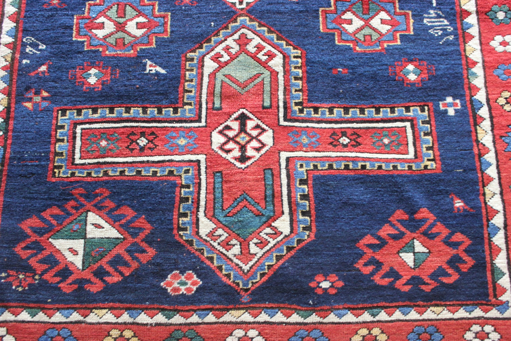 Antique Armenian Kazak rug - Image 5