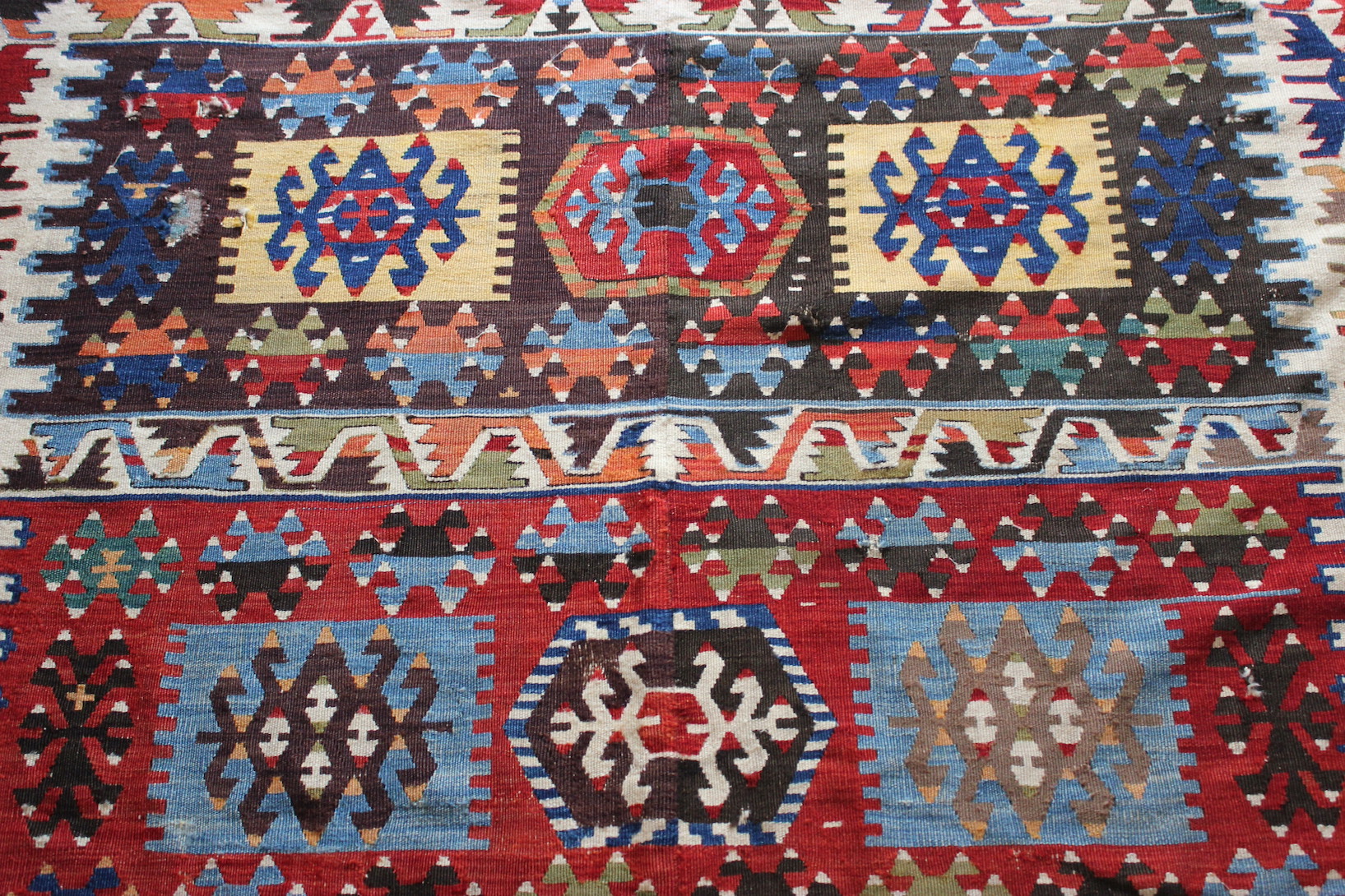 Antique Turkish Kilim - Image 4