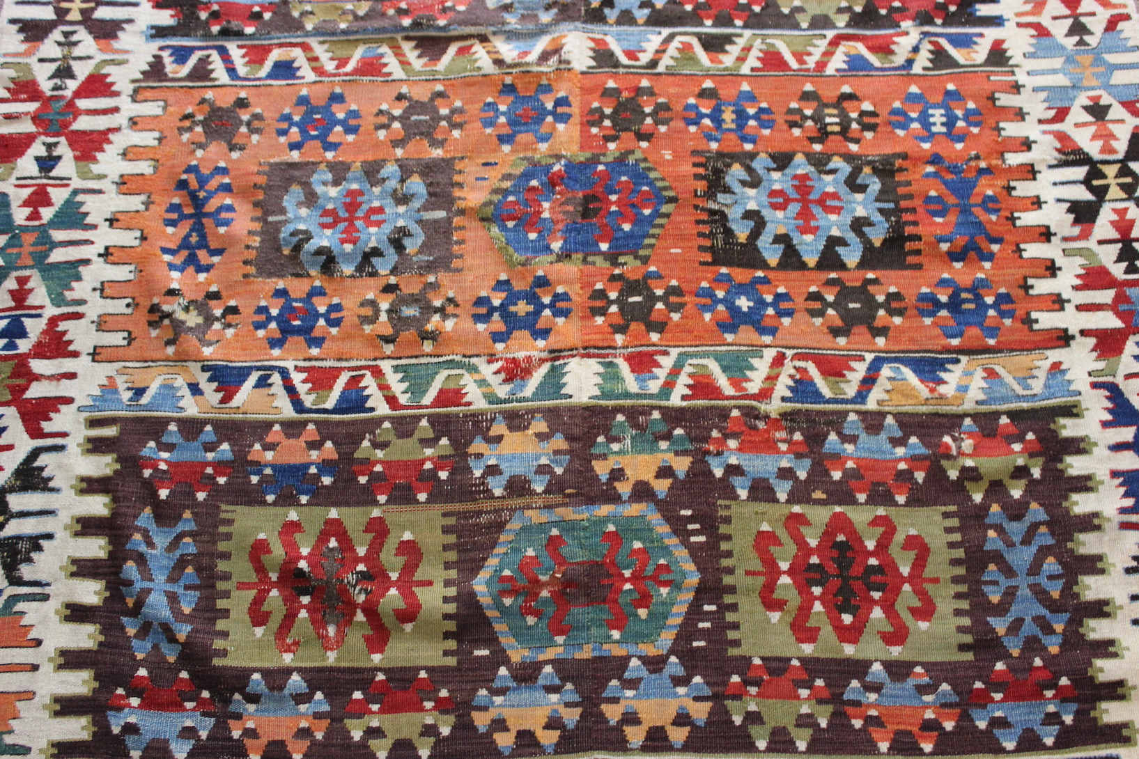 Antique Turkish Kilim - Image 5