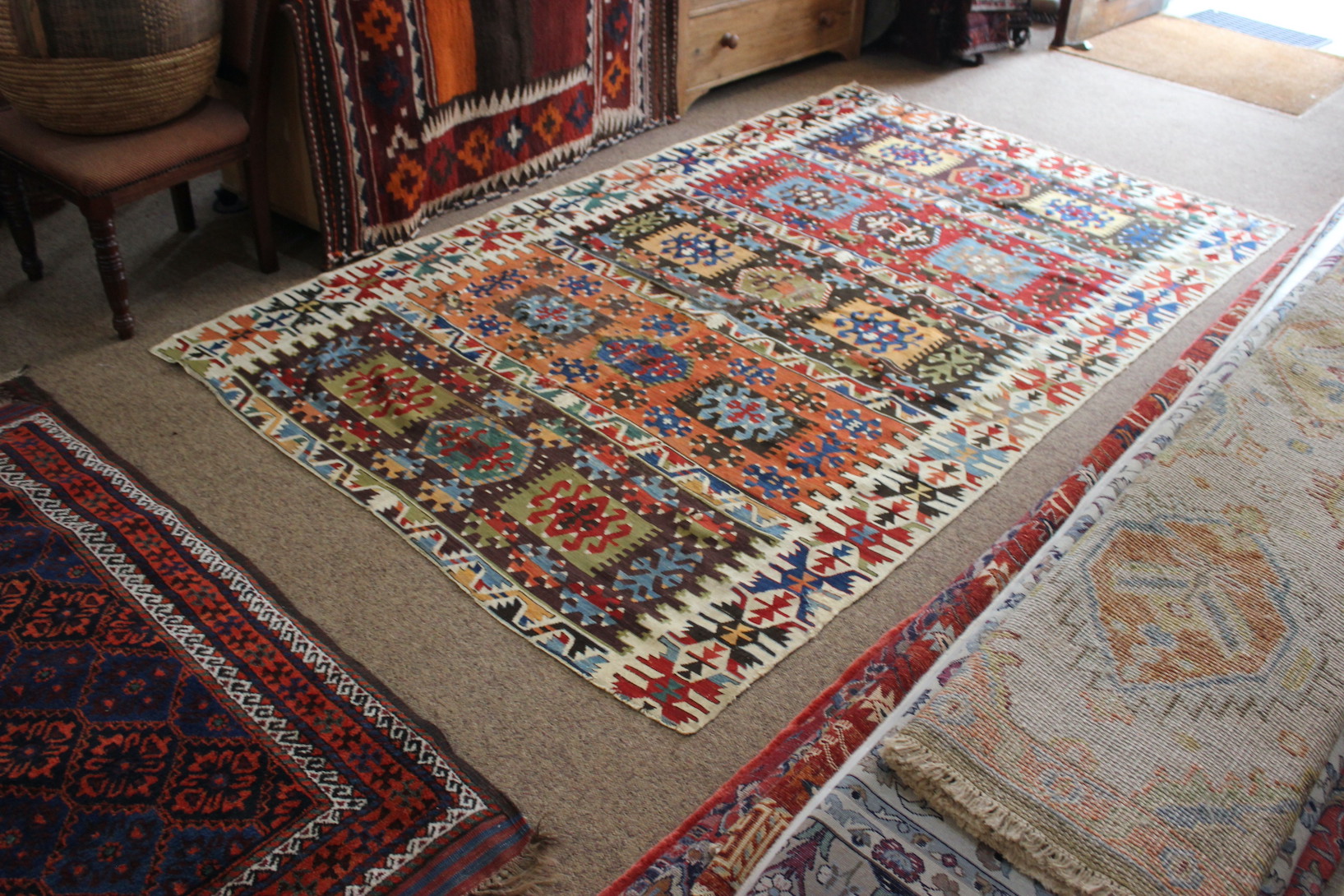 Antique Turkish Kilim - Image 6
