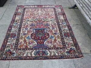 Antique Tehran Workshop Rug