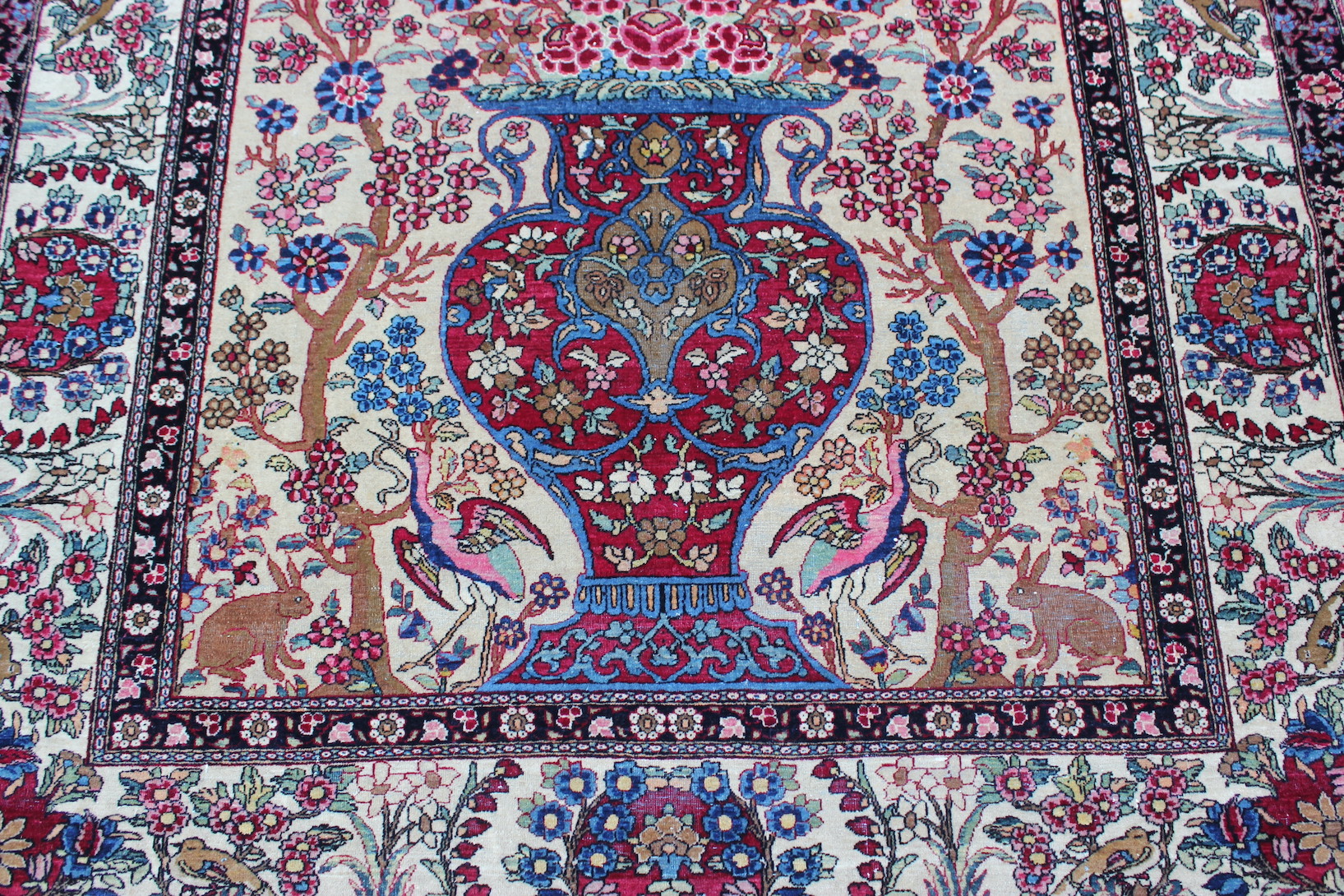 Antique Tehran Workshop Rug - Image 3