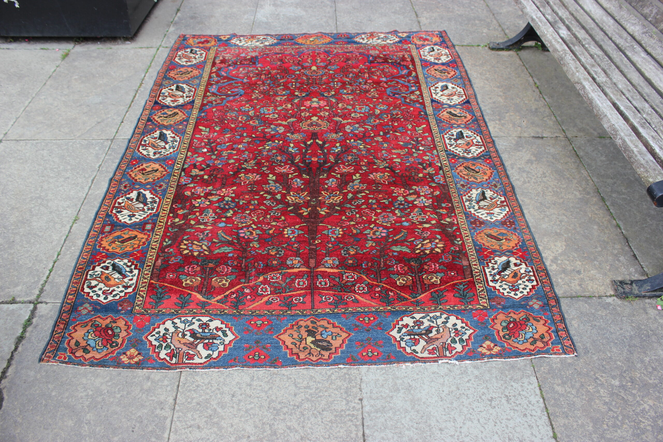 Antique Baktiari Rug