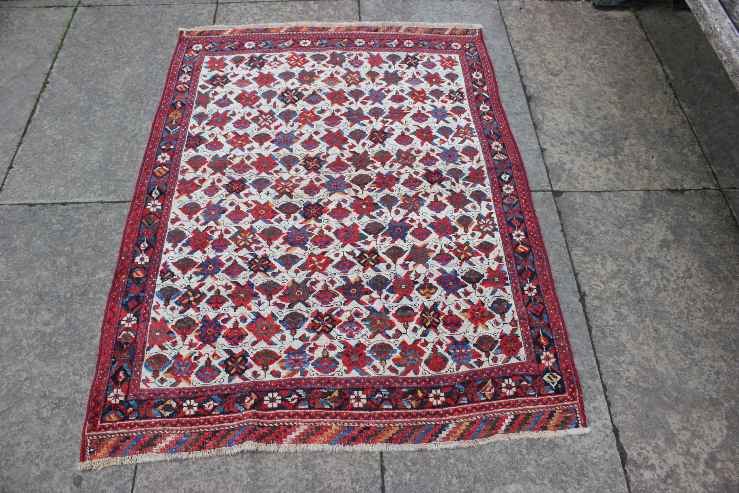 Antique Afshar Wedding Rug
