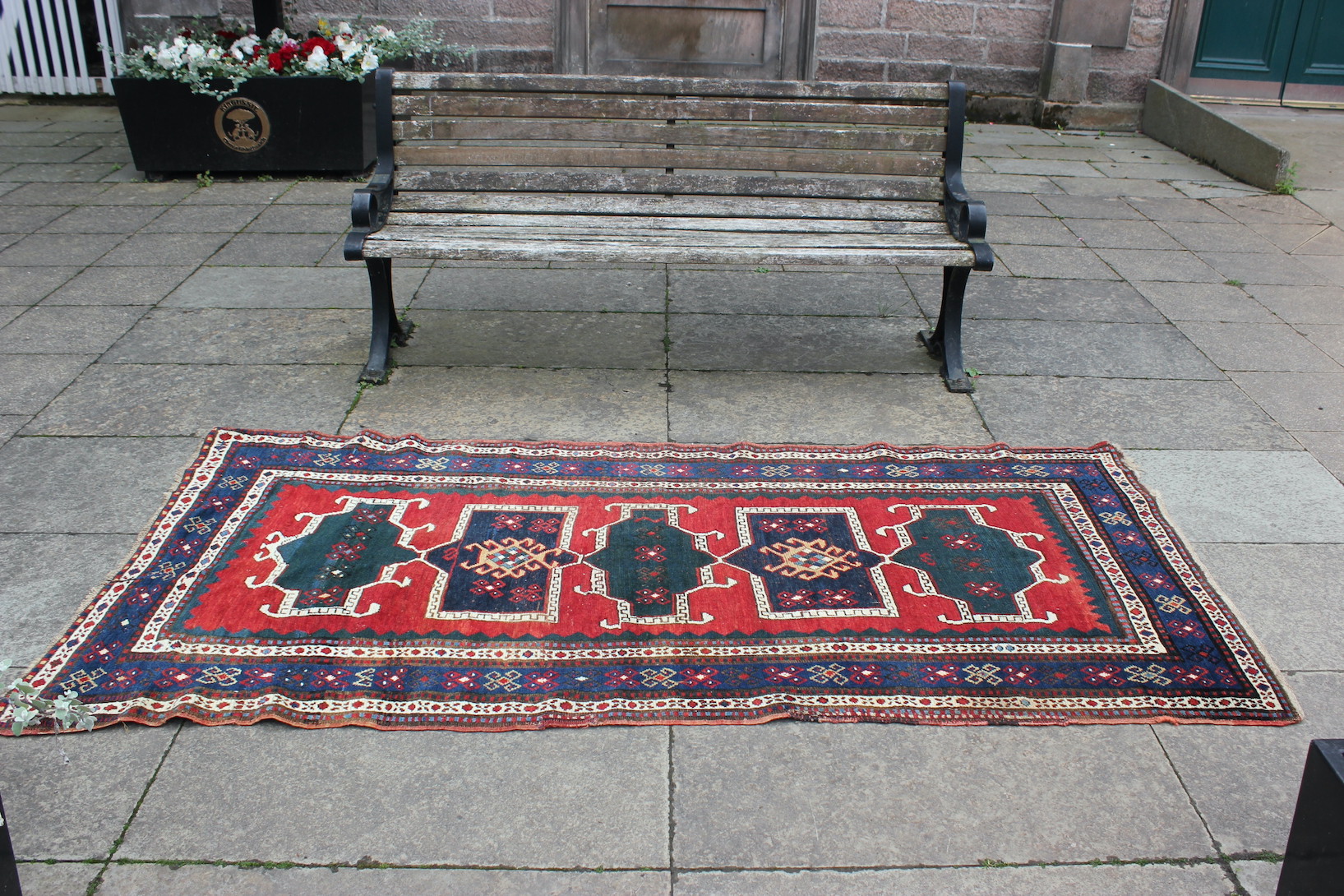 Antique Armenian Kazak Rug - Image 2