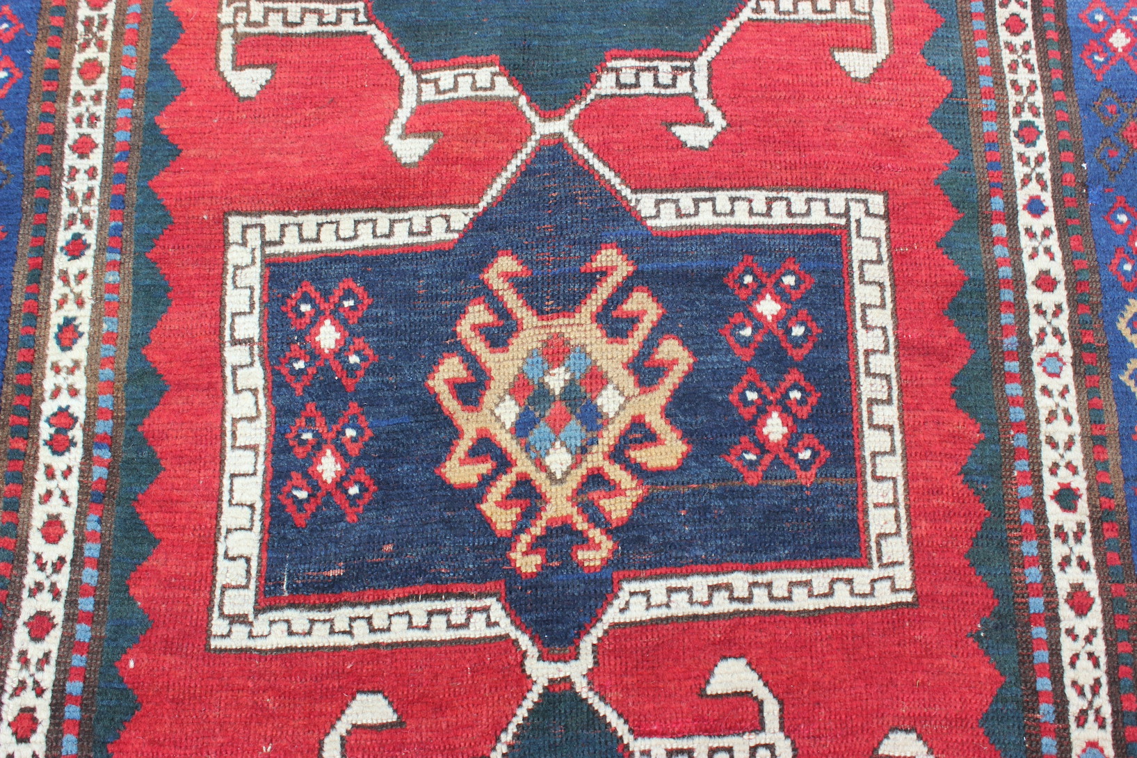 Antique Armenian Kazak Rug - Image 4