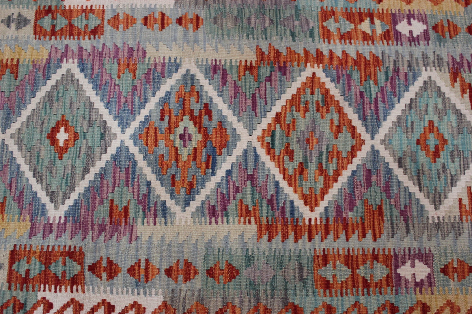 Extra Long Veg Dye Kilim Runner - Image 3