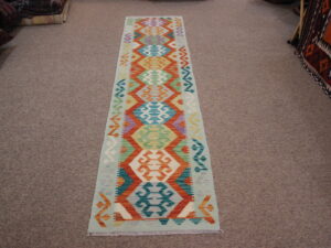 Narrow Veg Dye Kilim Runner