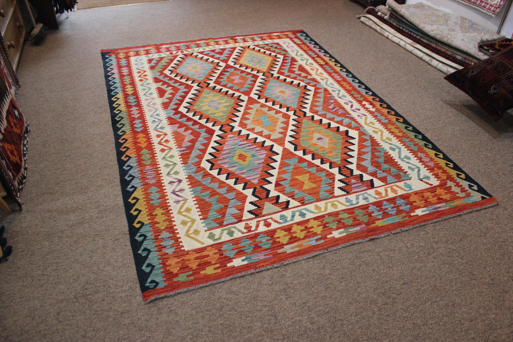 Veg Dye Kilim - Image 2