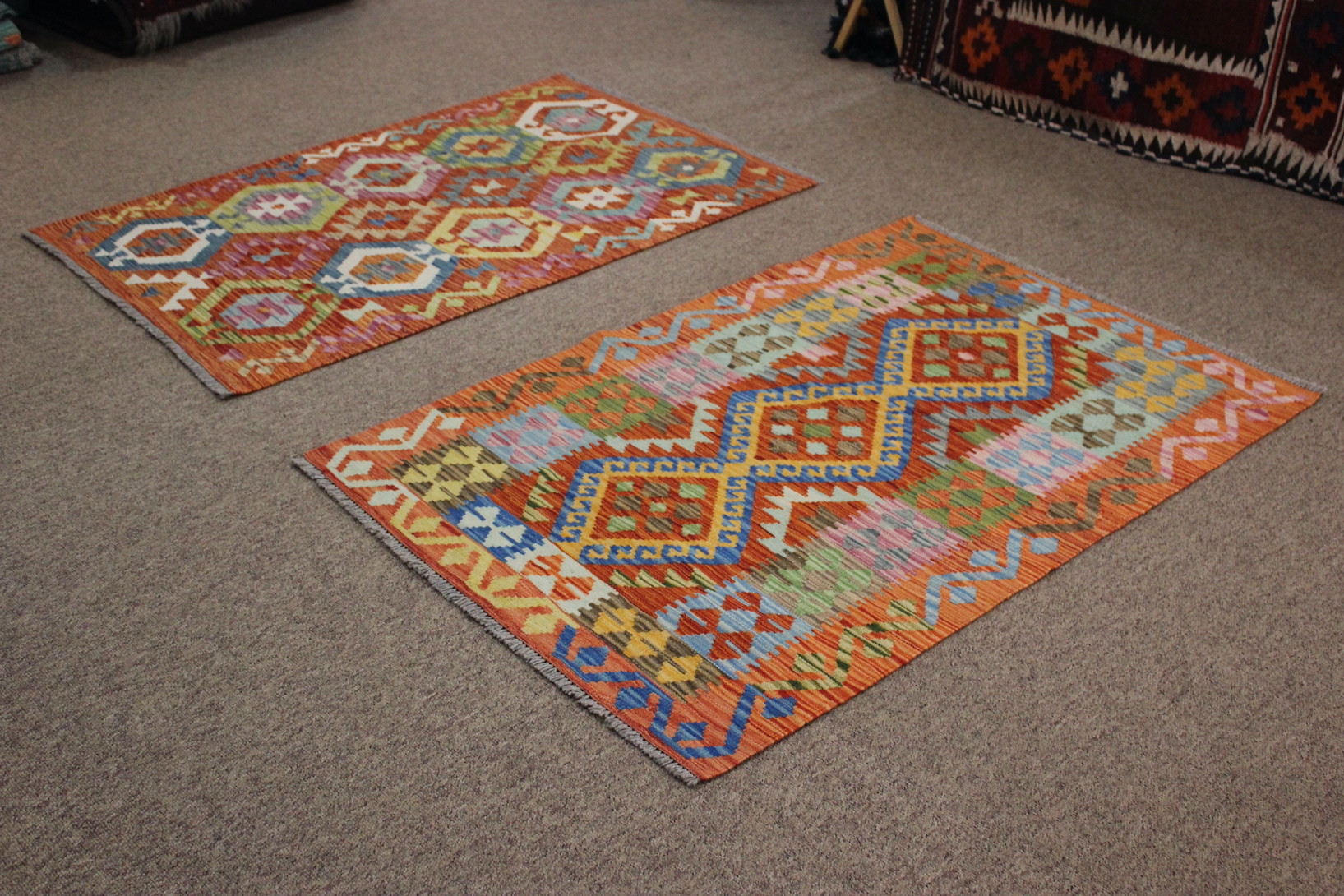 Small Veg Dye Kilim - Image 4