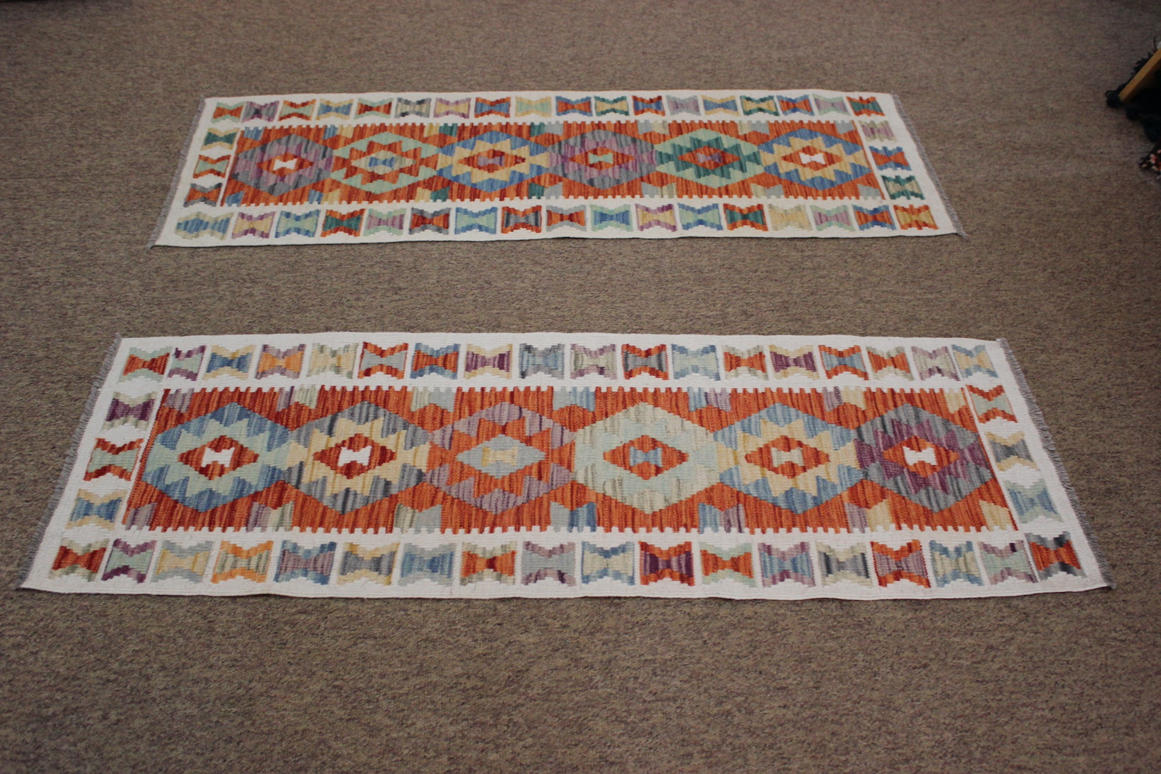 Short Veg Dye Kilim Runner