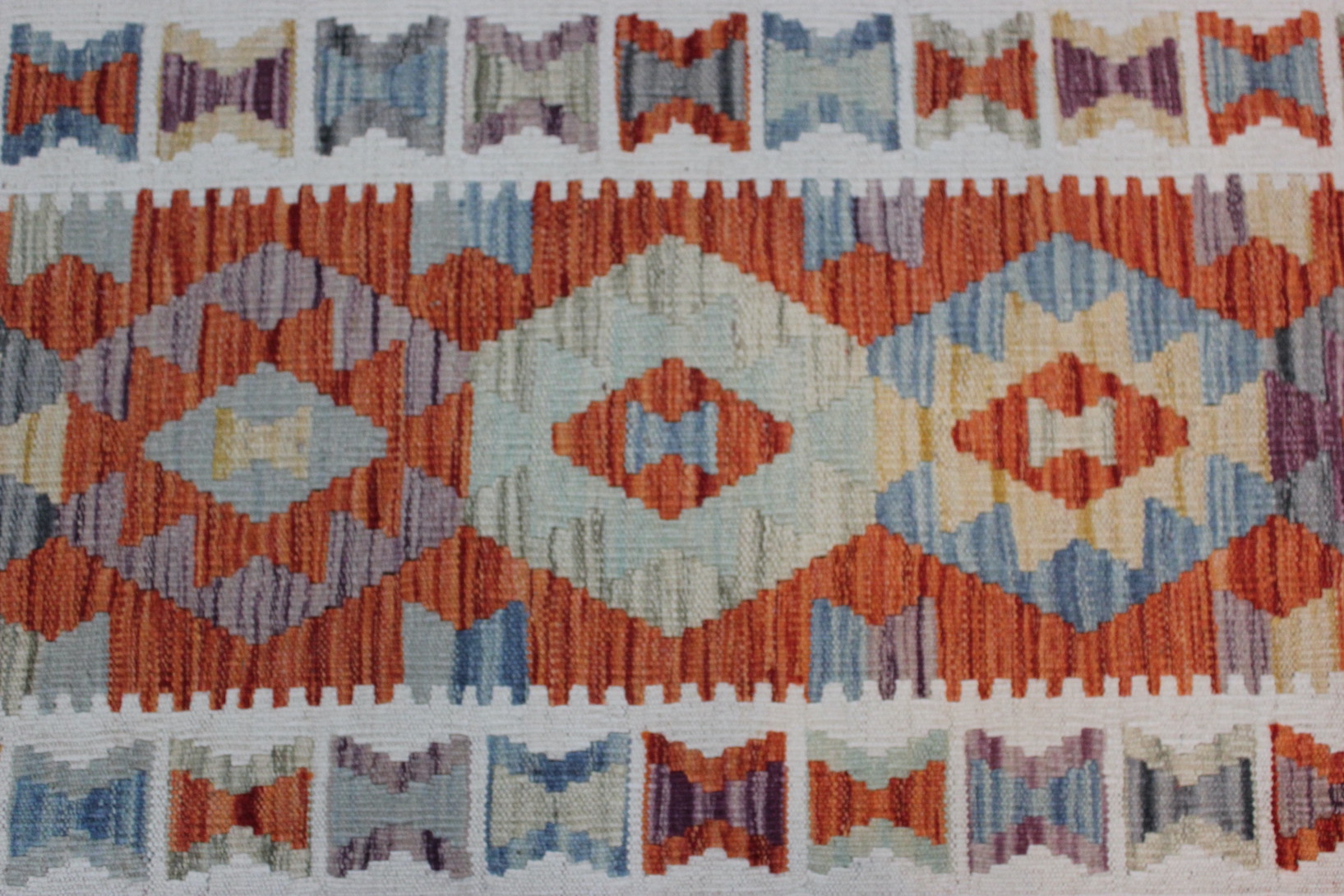 Short Veg Dye Kilim Runner - Image 2