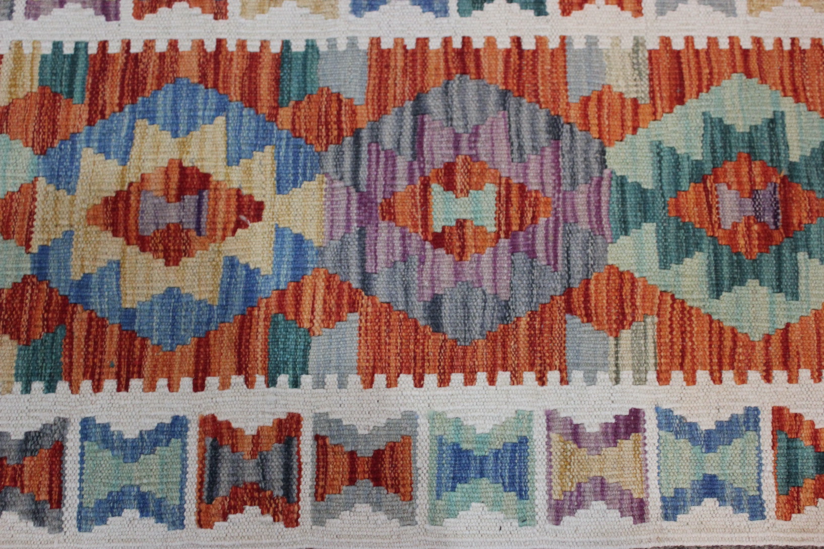 Short Veg Dye Kilim Runner - Image 3