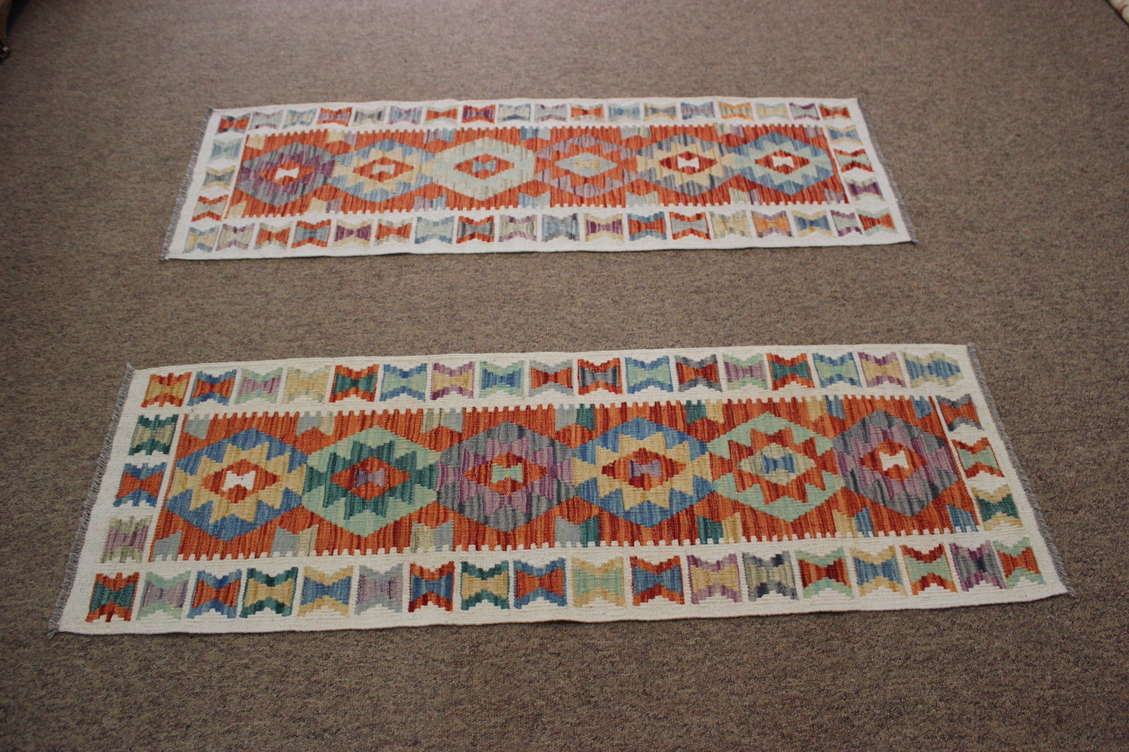 Short Veg Dye Kilim Runner - Image 4